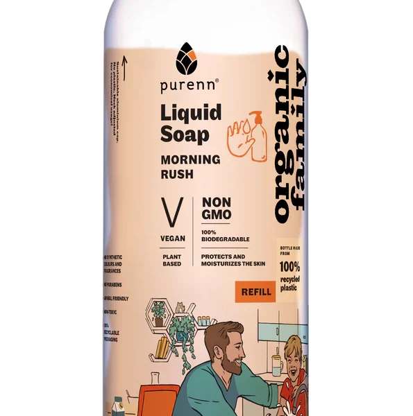 Liquid soap with rowanberry and linden extracts. Morning Rush 1L